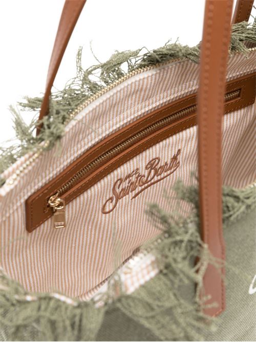 Borsa donna City Bag Fringe media verde MC2 SAINT BARTH | CITY bag m fringe00587L